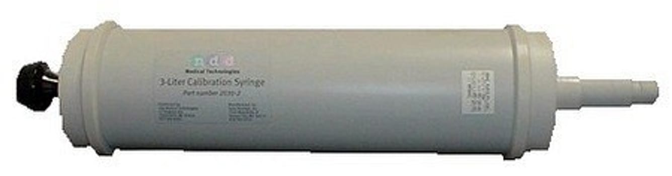 ndd EasyOne, kalibreringssprøjte med adaptere til mundstykker