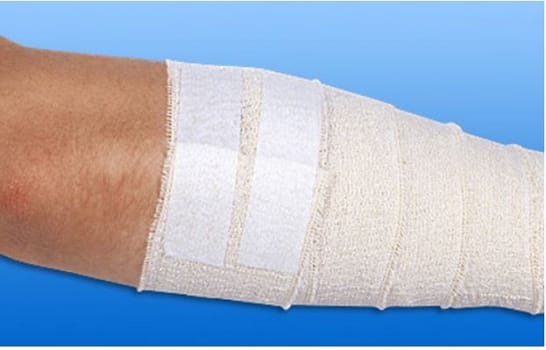 Rudapor, Fikseringstape, hvid, 2,5 cm x 9,14 m