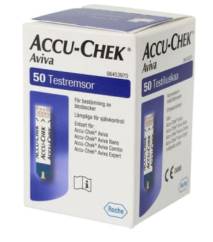 Accu-Chek Aviva, teststrimler