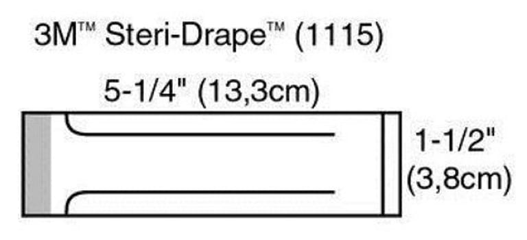 3M, Steri-drape Tm Tube organisator, steril, plastik,, 13,3 cm