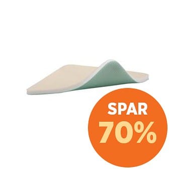 Sorbact Foam, skumbandage med Sorbact, steril, 10 cm x 20 cm