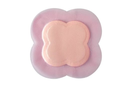 Allevyn LIFE, skumbandage med border,anatomisk formet, steril, 12,9 cm x 12,9 cm