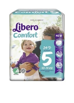 Libero Comfort ble, nr. 5, 10-14 kg