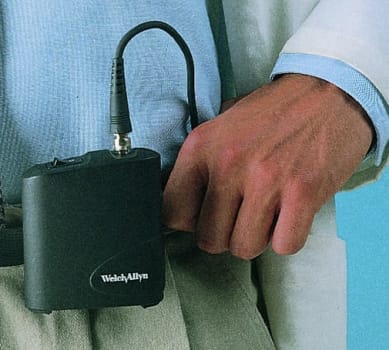 Welch Allyn, batteriboks til pandelampe solid state 5W