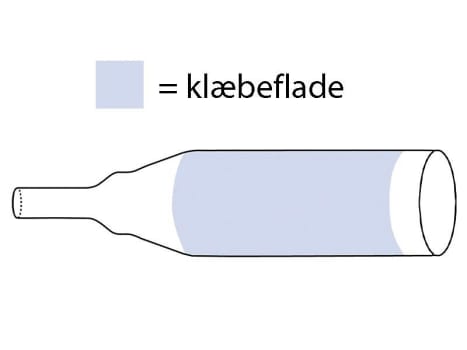 Wide Band, uridom, silikone, standard, klæbeflade 7,6 cm, Ø 41 mm