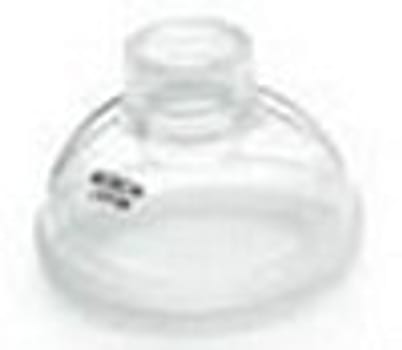 Rüsch, Silikone anæstesimaske, flergangs, rund, klar, str 1