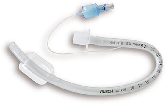 Rüsch AGT trachealtube, med cuff præformet, oral, Murphy, steril, 7 mm