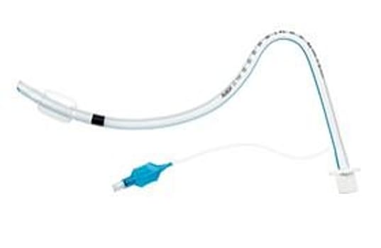 Rüsch trachealtube, Safety Silk præformet tube, nasal med cuff, steril, 3,0 mm