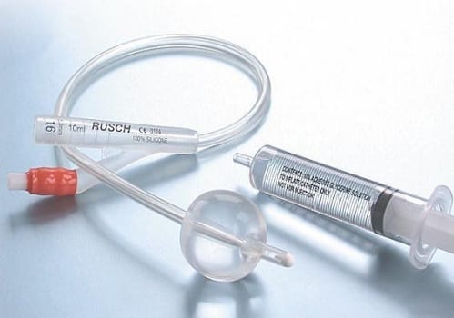 Rüsch Aquaflate, ballonkat, 5ml, 31cm m stilet, forfyldt spr, steri, ch 10