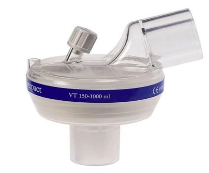 Gibeck, Humid-Vent filter, compact, vinklet m/Co2 port