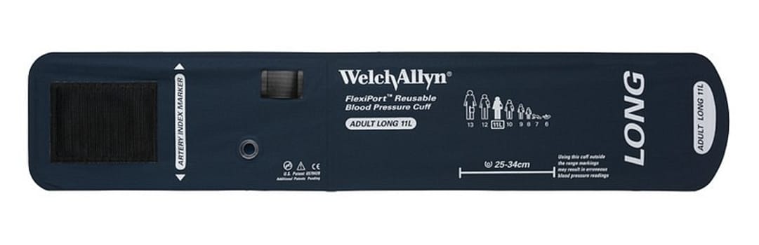 Welch Allyn FlexiPort, manchet voksen lang u/ slange, 25-34 cm