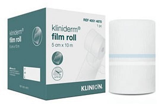 Kliniderm Film, på rulle, 5 cm x 10 m