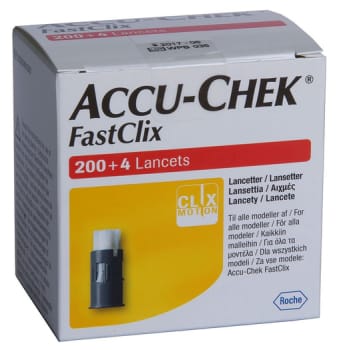 Accu-Chek FastClix, lancetter, 34 tromler med 6 stk., steril, 30G