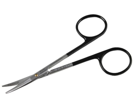 Medicon, saks, Baby-Metzenbaum, buet, black line, 11,5 cm