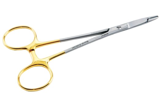 Medicon, nåleholder, Olsen-Hegar, med saks, hårdmetal, 12 cm