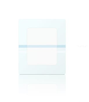 Kliniderm Film, med sårpude 4x7cm, steril, 10 cm x 12 cm