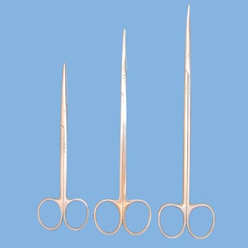 Medicon, saks, Metzenbaum-slim, buet, st/st, 14 cm