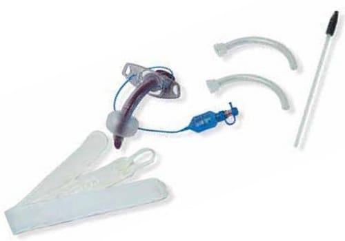 Portex Blue Line Ultra, tracheostomisæt med inderkanyle og cuff, steril, 8 mm