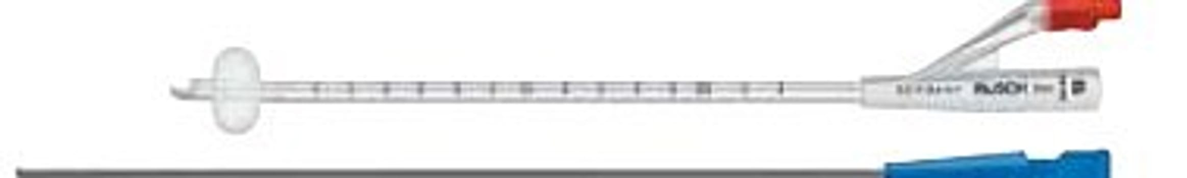 Rüsch nephrostomikatetersæt, Superglide, 24cm, 5ml ball., stilet, silikone, st., ch 22