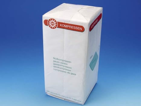 Noba, gazekompres, 16 lag, 10 cm x 10 cm