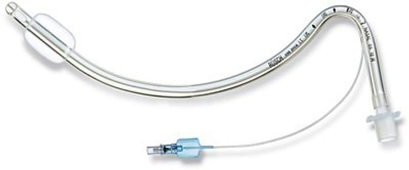 Rüsch AGT trachealtube, præformet, med cuff, nasal, Murphy, steril, 7,5 mm