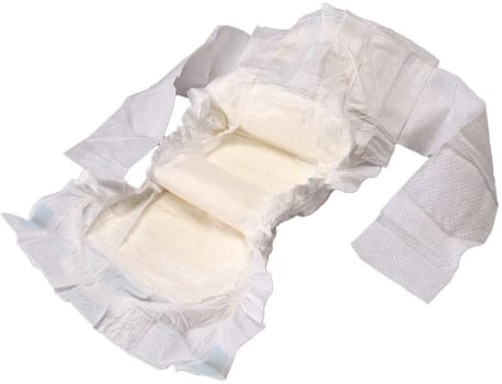 TENA Flex, bælteble plus, blå, livvidde 70-105 cm, 630 ml, medium