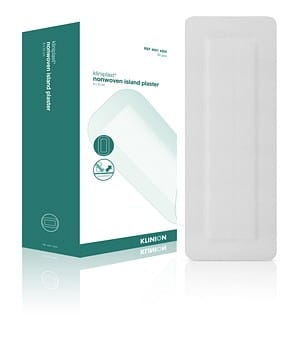Kliniplast, væsketæt plaster med sårpude 5x19cm, steril, 9 cm x 25 cm