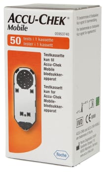 Accu-Chek Mobile, teststrimler i kassette
