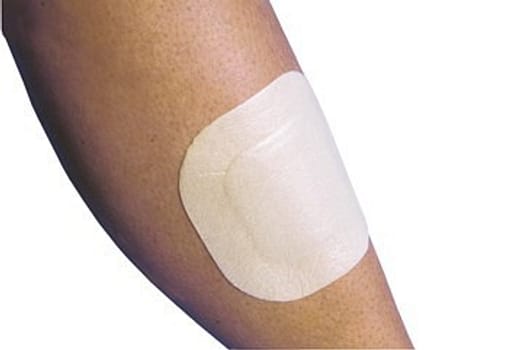 Kliniderm Hydro, hydrocolloid bandage, border, steril, 14 cm x 14 cm