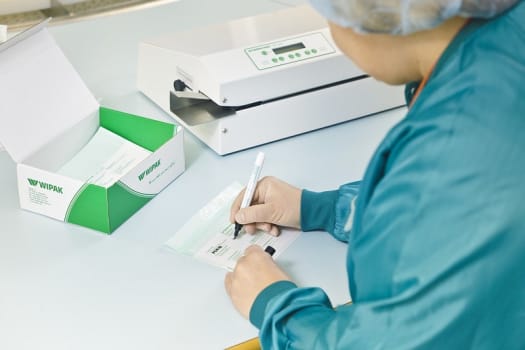 Steriking, svejsesøm test til autoklavepose, 210 mm x 145 mm