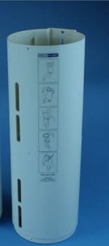 Mediplast, dispenser til opkastningspose, plastik