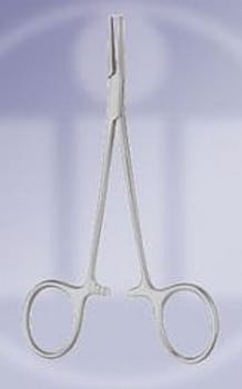 Medicon, arterieklemme, Halsted-Mosquito, lige, 1x2, 12,5 cm