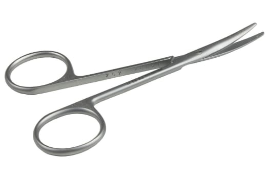 Medicon, saks, Baby-Metzenbaum, buet, st/st, 11,5 cm