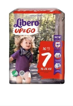 Libero Up&Go bukseble nr. 7, 16-26 kg