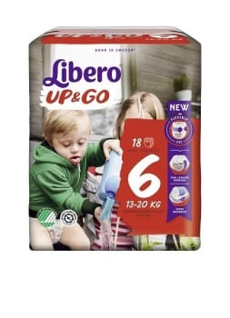 Libero Up&Go bukseble nr. 6, 13-20 kg
