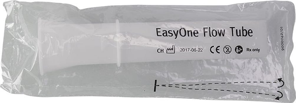 ndd EasyOne Flow Tube, mundstykke til EasyOne Air, eng., enk.vis indpak.