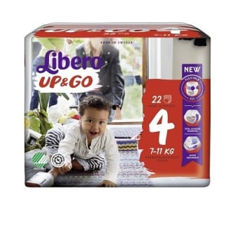 Libero Up&Go bukseble nr. 4, 7-11 kg