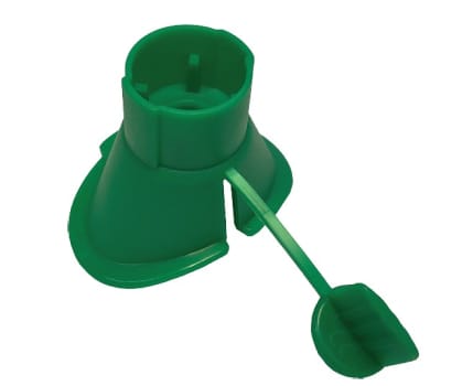 FrostPharma Bioplastik, øjendryppeflaske-holder, grøn m. lukkeprop