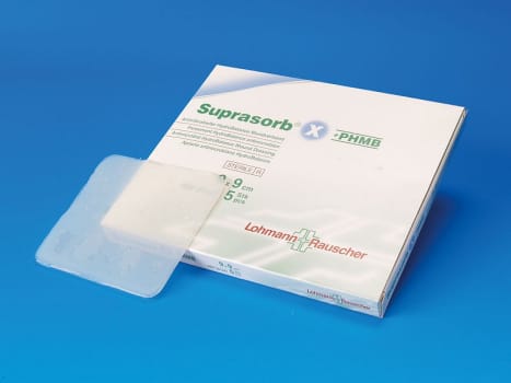 Suprasorb X +PHMB hydrobalance, steril, 9 cm x 9 cm