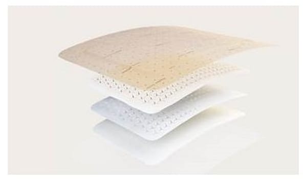 Mepilex Border Flex, fleksibel skumbandage m/border og silikone, steril, 10 cm x 30 cm