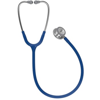 Littmann, dobbelt stetoskop Classic III, marineblå