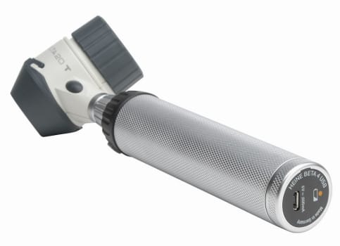 HEINE DELTA 20T, Dermatoskopisæt BETA4 USB 3,5 håndtag og holder
