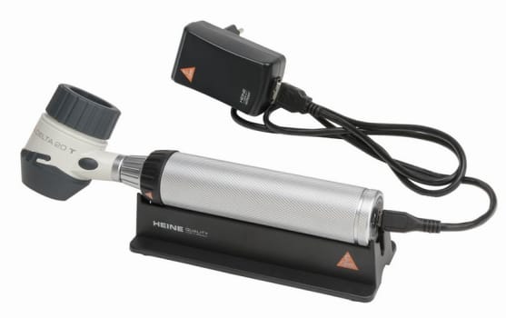 HEINE DELTA 20T, Dermatoskopisæt BETA4 USB 3,5 håndtag og holder