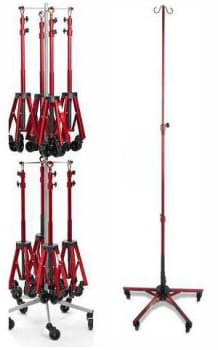 Violetta, dropstativ sammenklappeligt med 5 ben (2 låsbare), 89-213 cm