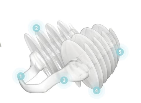 NOSA odor control, næseprop med mentholduft, one size