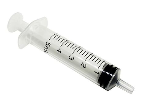 Sol-M, sprøjte, luer, 3-komp., steril, 5 ml