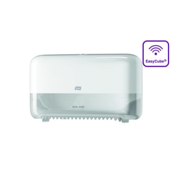 Tork, Twin Dispenser til toiletpapir u. hylse, T7, hvid