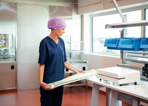 Steriking, autoklavepose til robot instrumenter , yderpose, 250 mm x 875 mm