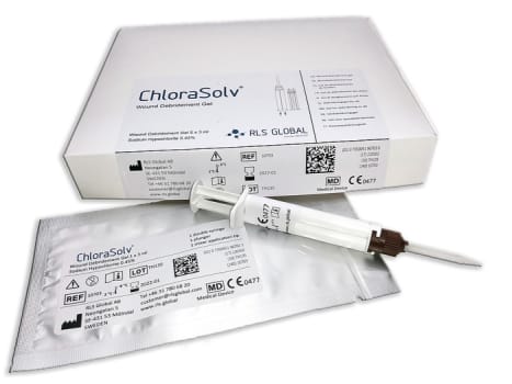 ChloraSolv, sprøjte forfyldt. med gel til debridering, st, 3 ml
