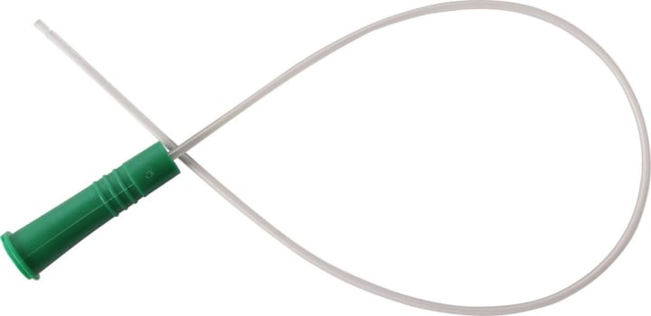 Extrudan, trachealsug, lige, tragt, 33cm, steril, ch 6